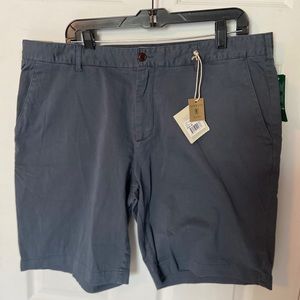 Brand New Navy Faherty Stretch Shorts 38